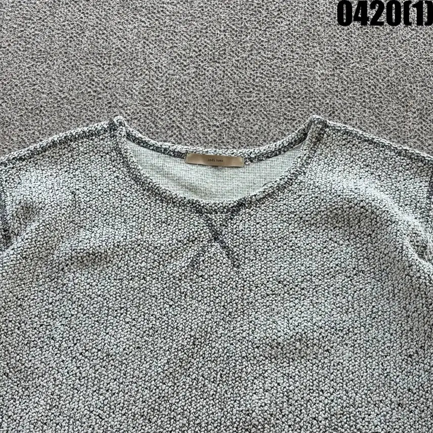 [BUNJANG] Indi Luxe Gray Knit Sweater / Indi Luxe 스타일 그레이 니트 스웨터 M