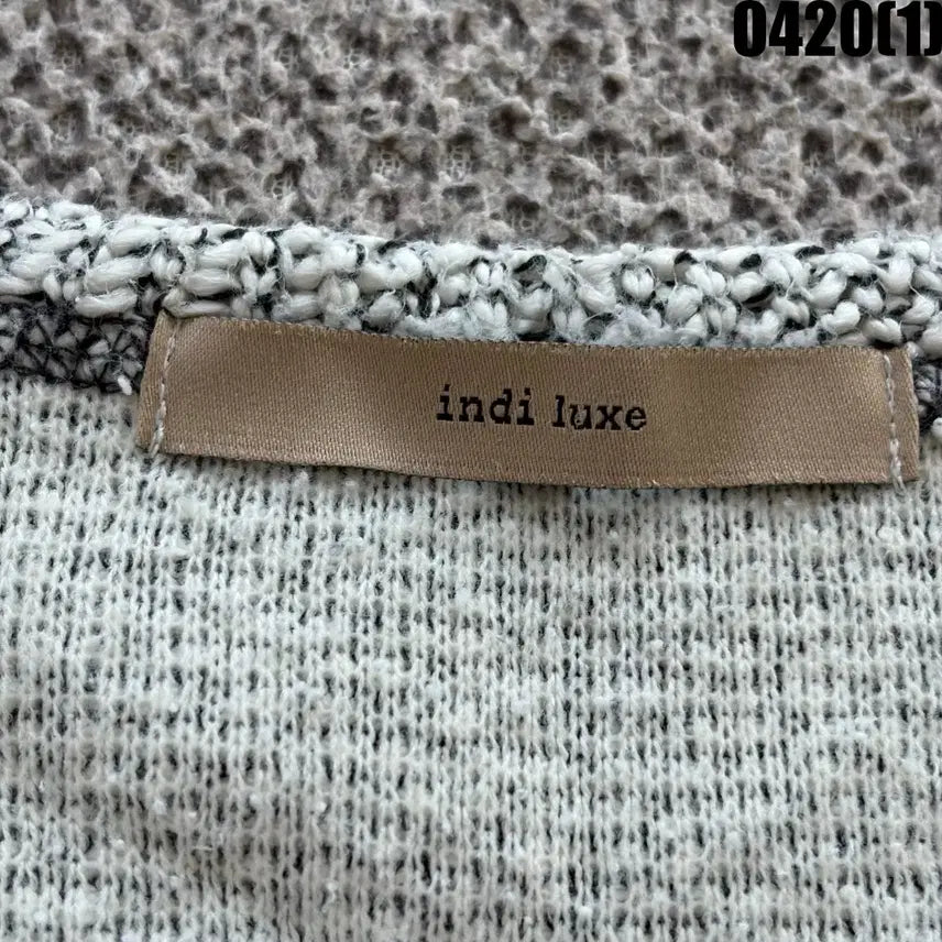 [BUNJANG] Indi Luxe Gray Knit Sweater / Indi Luxe 스타일 그레이 니트 스웨터 M