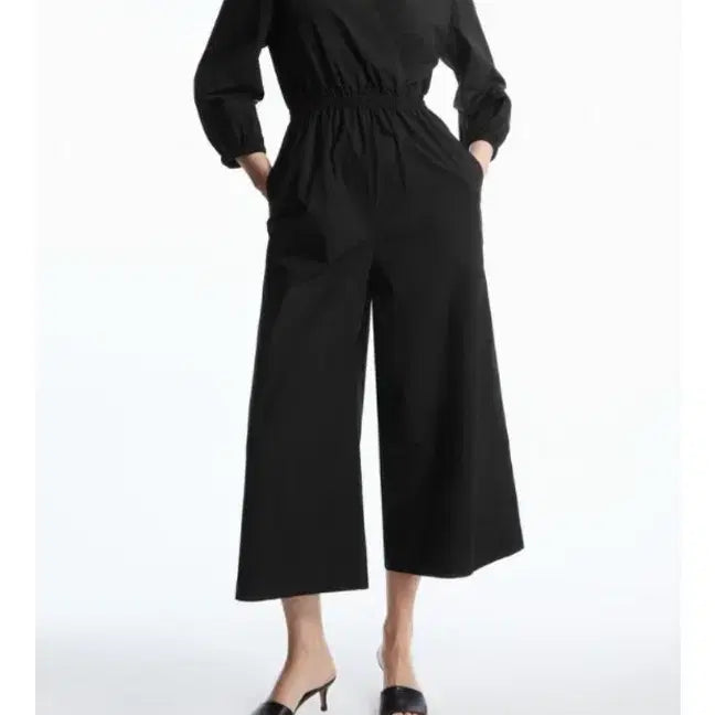 [BUNJANG] COS Black Culotte Jumpsuit Size 34 / 코스 COS 블랙 큐롯 점프수트 ~34사이즈