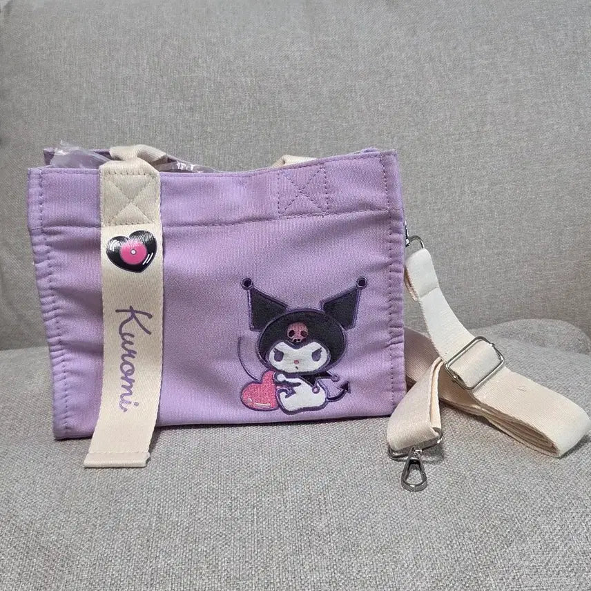 [BUNJANG] Hello Kitty &amp; Kuromi Mini Tote Bag / 헬로키티 ,쿠로미 미니 토트백 숄더백