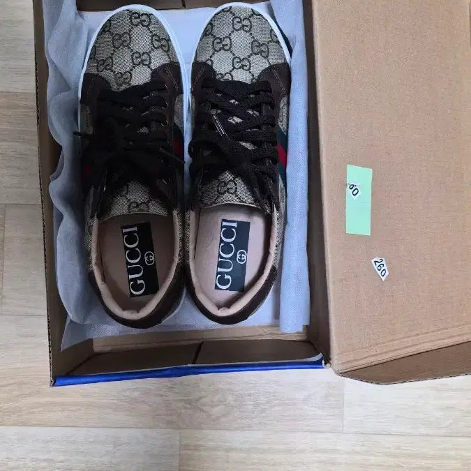 [BUNJANG] Gucci GG Sneakers Brown / 구찌GG 스니커즈브라운