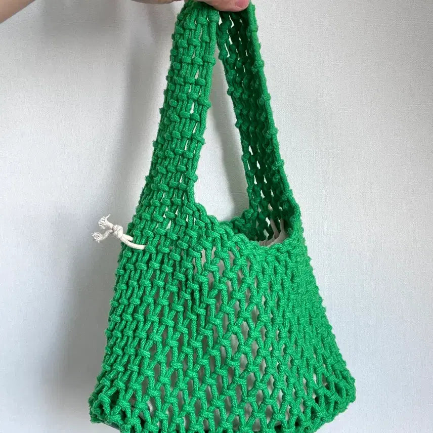 [BUNJANG] Mini Knitted Net Bag / 미니 니트 네트백