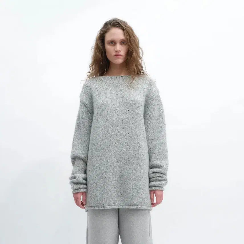 [BUNJANG] Repose Mohair Crewneck Knit / 리포스 모헤어 크루넥 니트