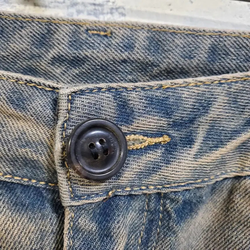[BUNJANG] UTPD Vintage Washed Denim Shorts 3XL / UTPD 빈티지 워싱 데님 반바지 3XL
