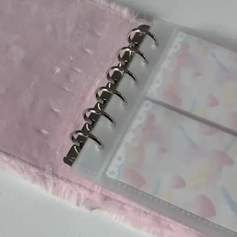[BUNJANG] A7 Plush Binder / A7 털 바인더 (양면속지, 대지 포함