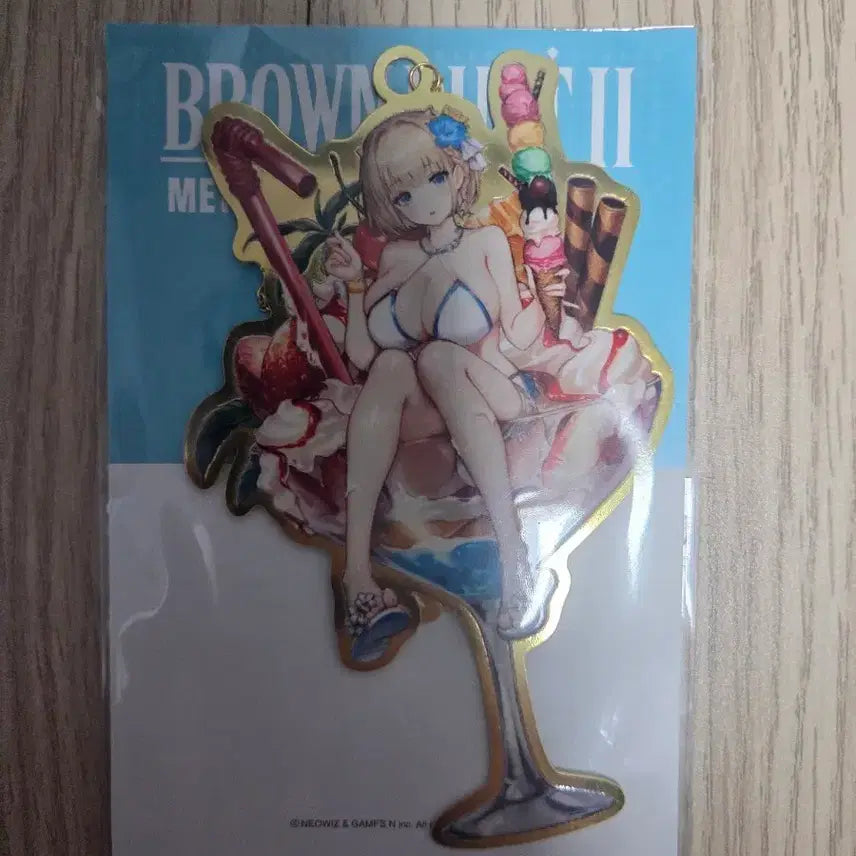 [BUNJANG] Brown Dust 2 Yustia Bookmark (Sealed) / 브라운더스트2 유스티아 책갈피 미개봉