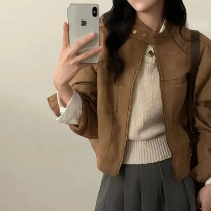 [BUNJANG] Pocket Crop Jacket / 포켓 크롭 자켓