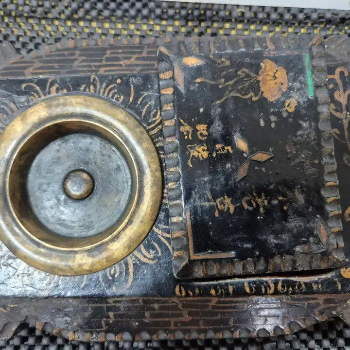 [BUNJANG] Mitsubishi Japanese 1930s Turtle Lacquerware Ashtray / 미쓰비시 일본 1930년대 재떨이 소장픔