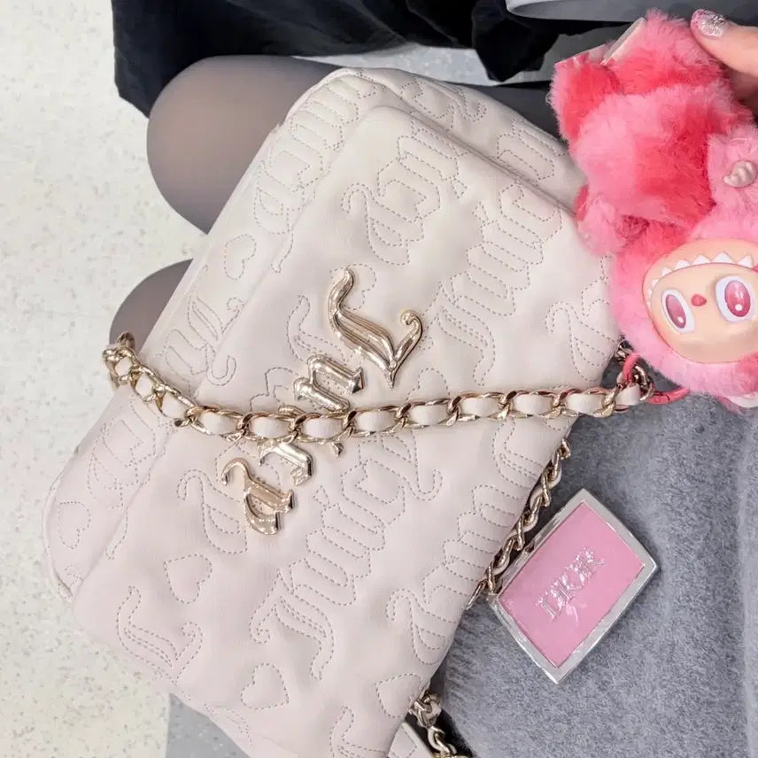 [BUNJANG] Juicy Couture Quilted Shoulder Bag / 쥬시꾸뛰르 가방 숄더백
