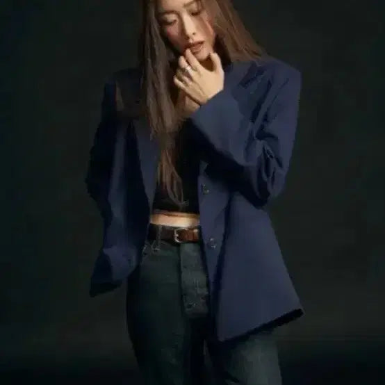 [BUNJANG] GROVE Beily Navy Jacket / GROVE Beily 네이비 자켓