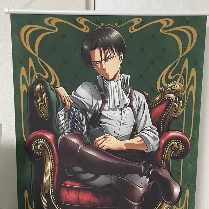 [BUNJANG] Attack on Titan Levi Tapestry Wall Scroll / 진격의 거인 리바이 태피스트리 족자봉