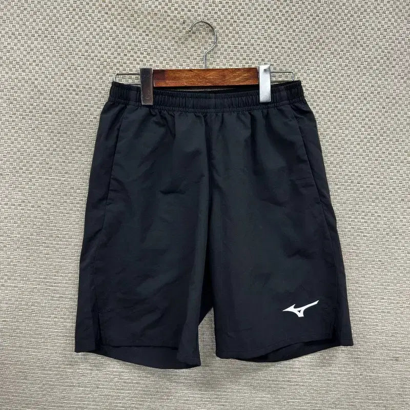 [BUNJANG] Mizuno Printing Logo Banding Training Shorts M A09638 / 미즈노 프린팅로고 밴딩 츄리닝 반바지 M A09638