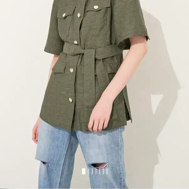 [BUNJANG] Time Half Sleeve Jacket / 타임 반팔자켓(새상품)