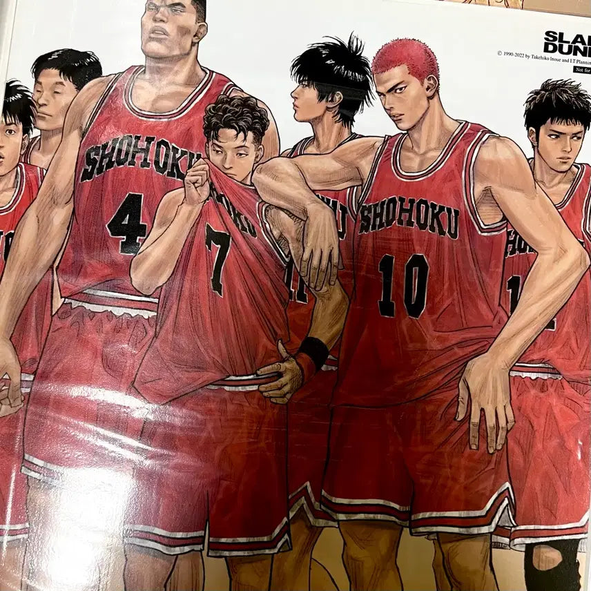 [BUNJANG] The First Slam Dunk Comic Zone Special Edition Poster / 더 퍼스트 슬램덩크 슬덩 코믹존 특전 북산 포스터 굿즈 태섭 태웅 대만