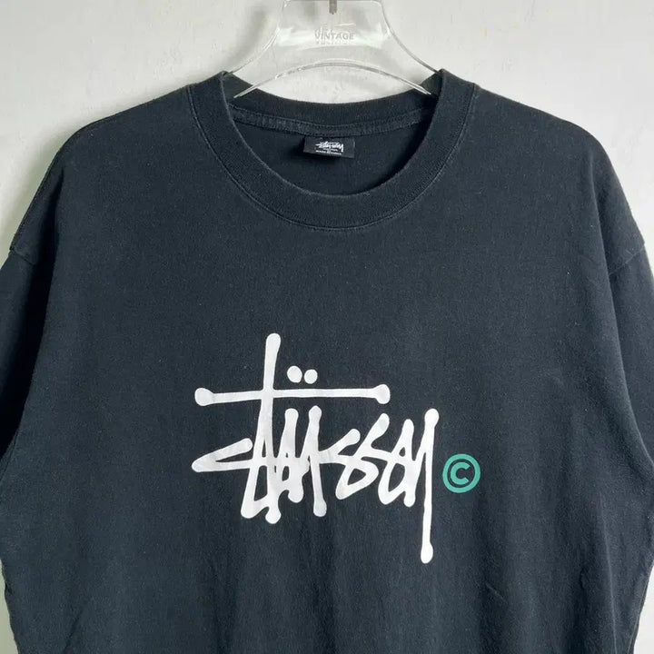 [BUNJANG] Stussy Basic Logo T-shirt / stussy 스투시 베이직 로고 반팔 티셔츠 M