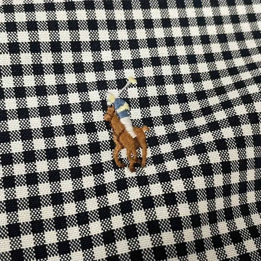 [SOLD OUT] 폴로 랄프로렌 블랙 깅엄체크 옥스퍼드 셔츠 클래식 M