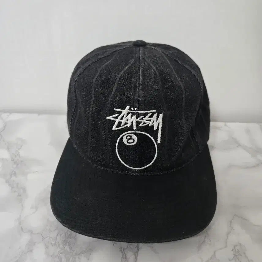 [BUNJANG] Stussy 8 Ball Denim Snapback / 스투시 8볼 데님 스냅백