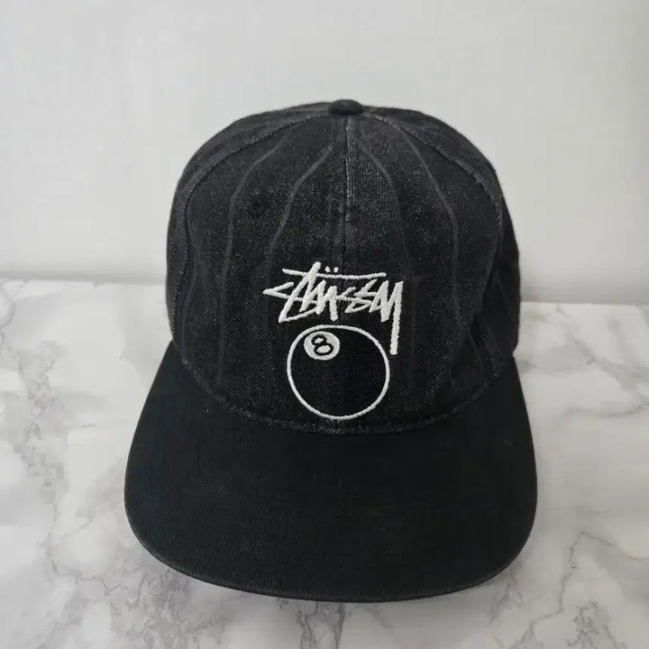 [BUNJANG] Stussy 8 Ball Denim Snapback / 스투시 8볼 데님 스냅백