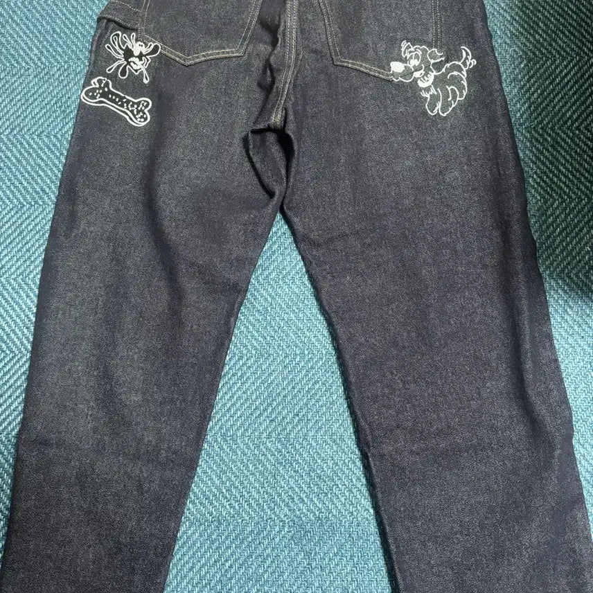 [BUNJANG] Retriever Club Denim Pants / 리트리버클럽 데님팬트