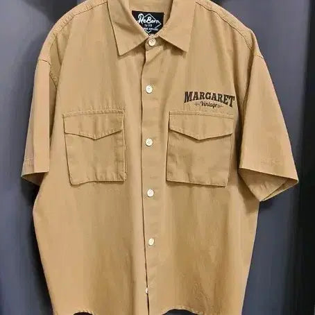 [BUNJANG] REBORN Beige Tone Work Shirt / REBORN 베이지 톤의 워크 셔츠