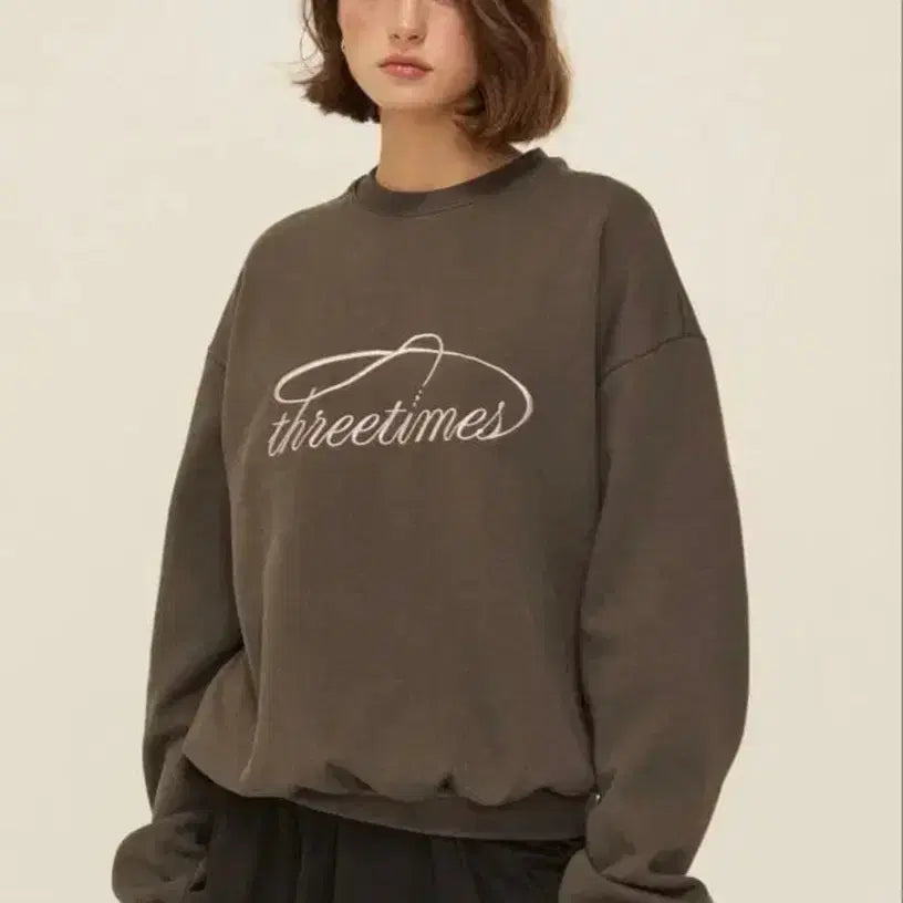 [BUNJANG] 3Times Sweatshirt / 쓰리타임즈 맨투맨