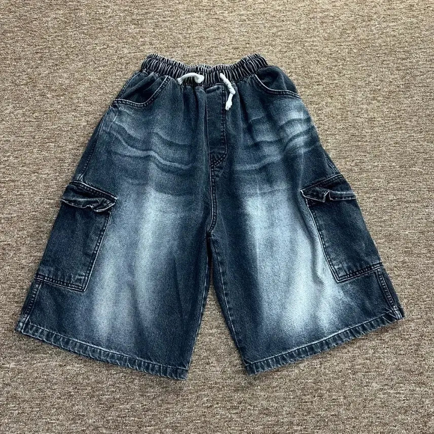 [BUNJANG] Settle Denim Cargo Shorts Size 30 / Settle 데님 카고 반바지 30