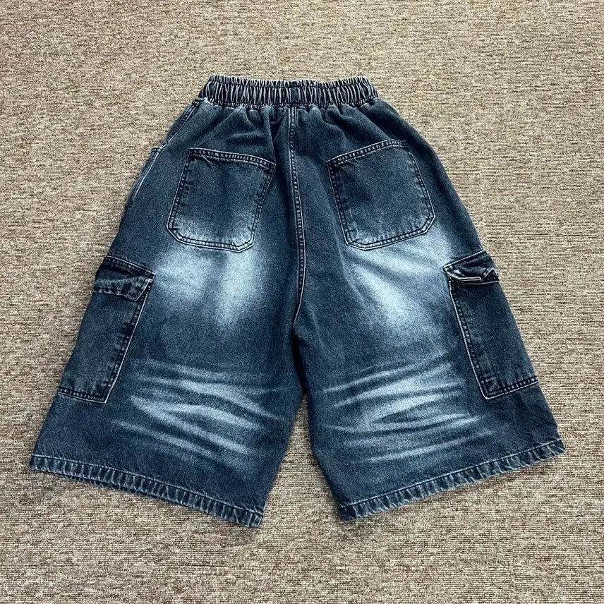[BUNJANG] Settle Denim Cargo Shorts Size 30 / Settle 데님 카고 반바지 30