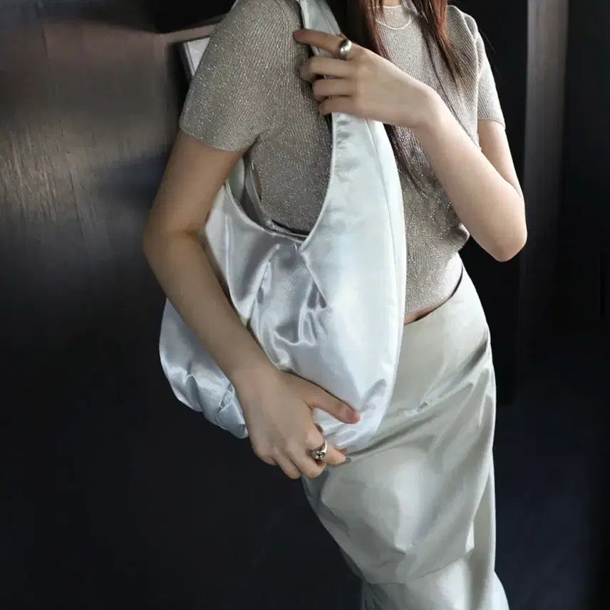 [BUNJANG] Picea Puff Shoulder Bag White / 피시아 picea 퍼프 숄더백 화이트