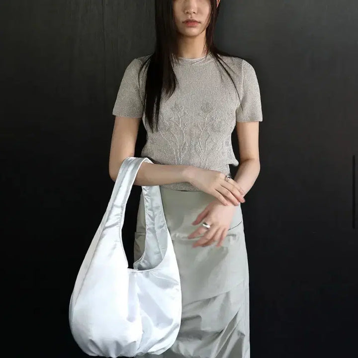 [BUNJANG] Picea Puff Shoulder Bag White / 피시아 picea 퍼프 숄더백 화이트
