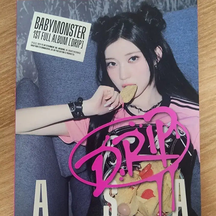 [SOLD OUT] 베이비몬스터 아사 DRIP 태그 개봉 앨범 풀구성