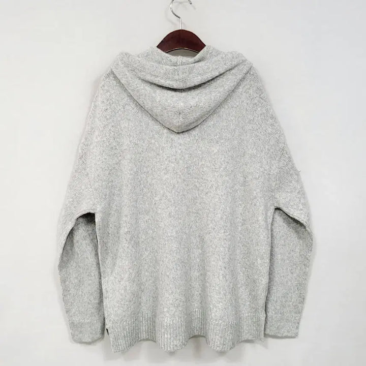 [BUNJANG] H&amp;M Gray Knit Hoodie Y941 / H&amp;M 회색 니트 후드티 Y941