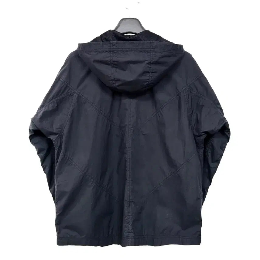 [BUNJANG] Alexander Wang Black Hooded Zip-up Jacket / 알렉산더왕 블랙 후드 집업 아우터 Y942