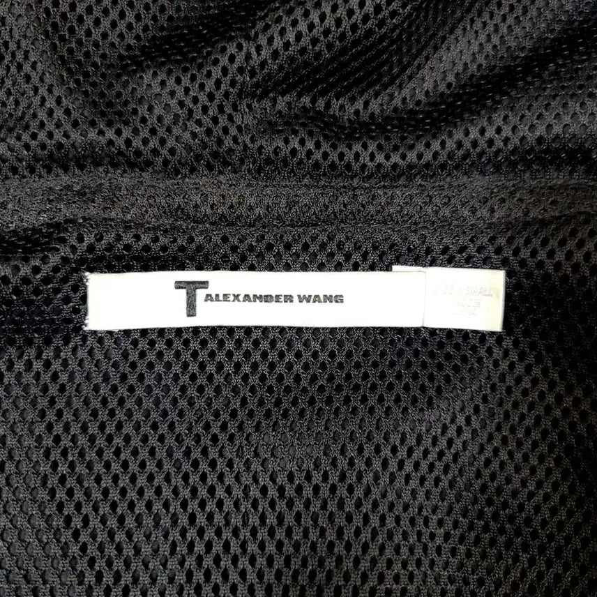 [BUNJANG] Alexander Wang Black Hooded Zip-up Jacket / 알렉산더왕 블랙 후드 집업 아우터 Y942