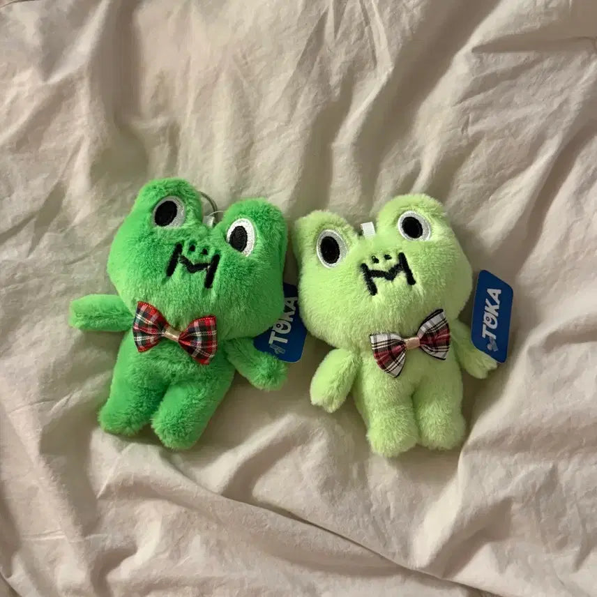[BUNJANG] Frog Keyring Doll Set / (새상품) 개구리 키링 인형 세트