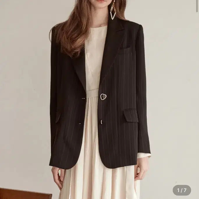 [BUNJANG] Etmon Stripe Jacket / 에트몽 스트라이프 자켓