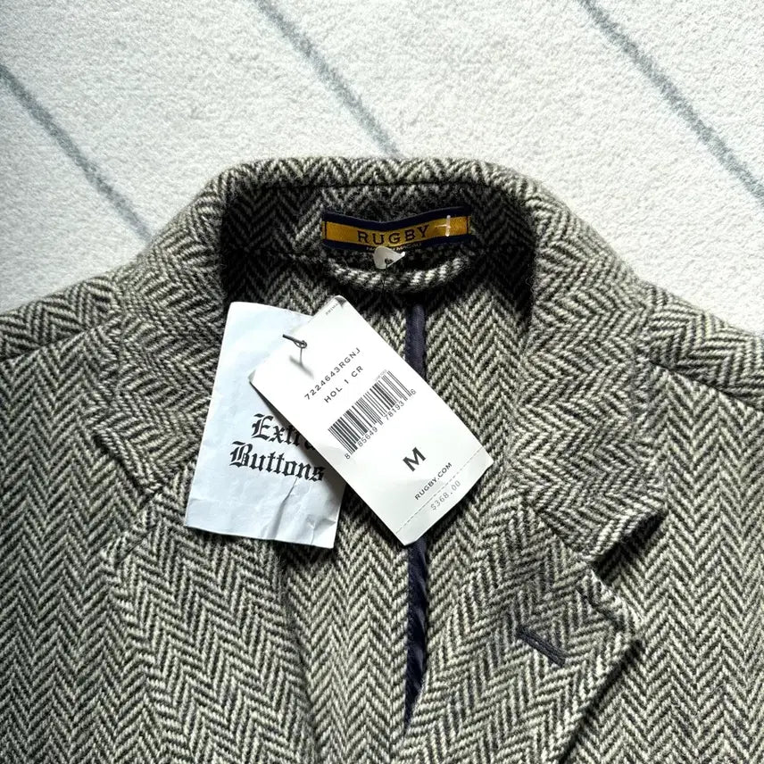 [BUNJANG] Polo Rugby Herringbone Sport Coat / (새제품/M) 폴로 럭비라인 헤링본 스포츠코트
