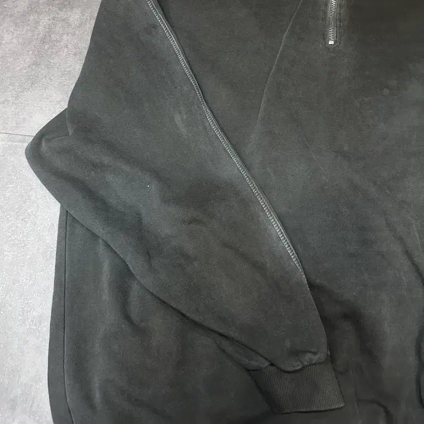 [BUNJANG] Pigment Washed Half-Zip Up Jogger Set XL / 피그먼트 워싱 하프집업 조거 세트 3-4 XL (새제품)