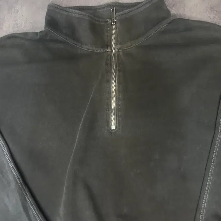 [BUNJANG] Pigment Washed Half-Zip Up Jogger Set XL / 피그먼트 워싱 하프집업 조거 세트 3-4 XL (새제품)