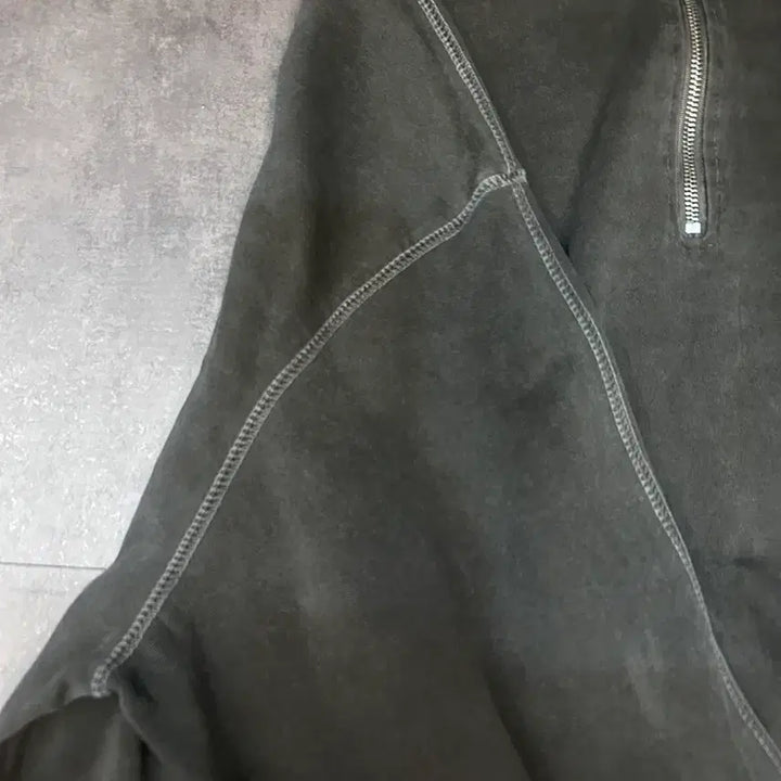 [BUNJANG] Pigment Washed Half-Zip Up Jogger Set XL / 피그먼트 워싱 하프집업 조거 세트 3-4 XL (새제품)