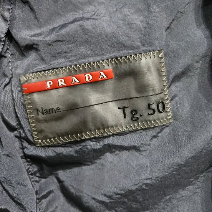 [BUNJANG] Prada Dark Grey Half-Layer Windbreaker Jacket Men&