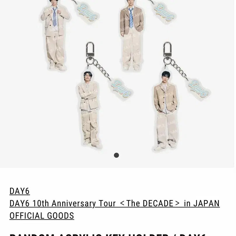 [BUNJANG] DAY6 Young K Japan MD Keyring / 데이식스 일본 엠디 키링 원필