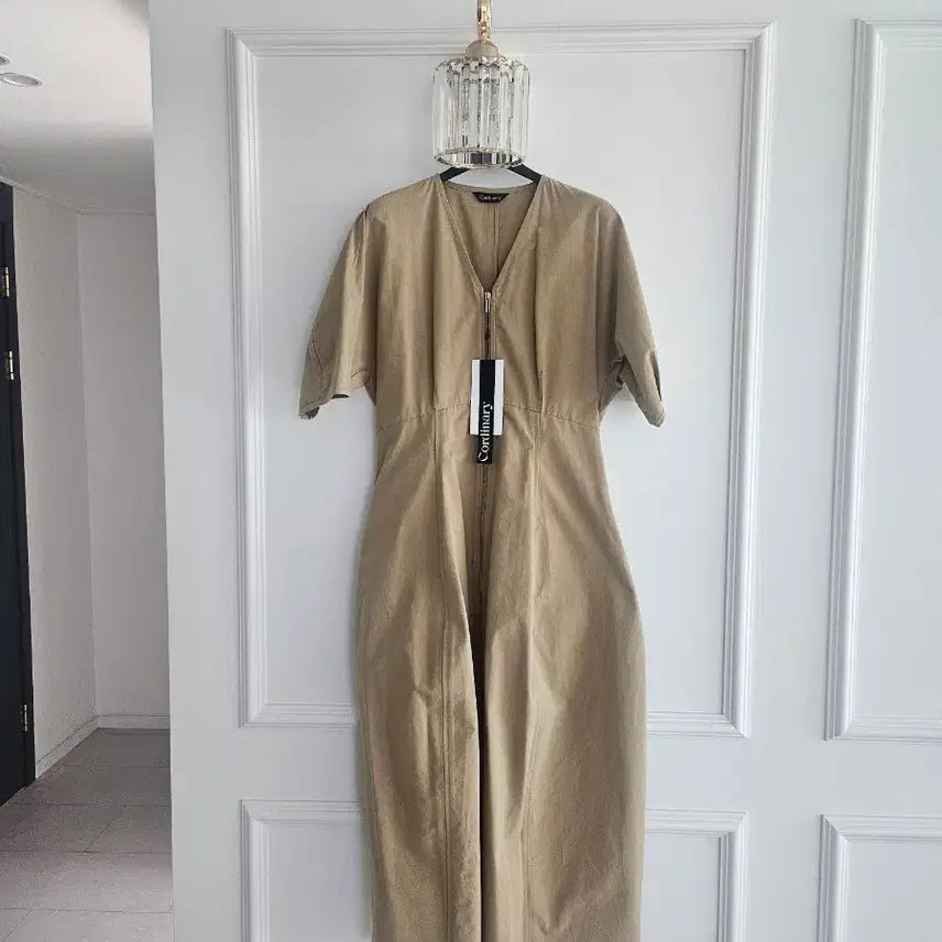 [BUNJANG] Codinary Beige Long Dress / 코디너리 원피스 새상품(시스템 산드로 마쥬 럭키슈에뜨)