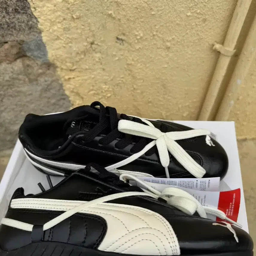 [BUNJANG] Puma x Rosé Speedcat PRM Black Warm White 240mm / 푸마 x 로제 스피드캣 PRM 블랙 웜 화이트 240MM