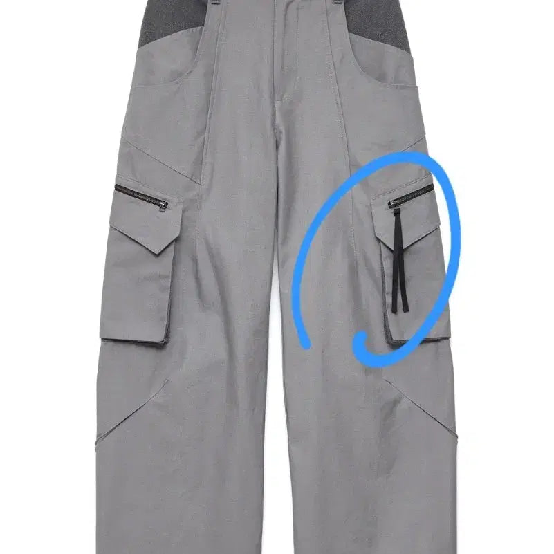 [BUNJANG] Hatching Room Dart Cargo Pants Wolf Gray / [4] 26SS 해칭룸 다트 카고팬츠 울프그레이