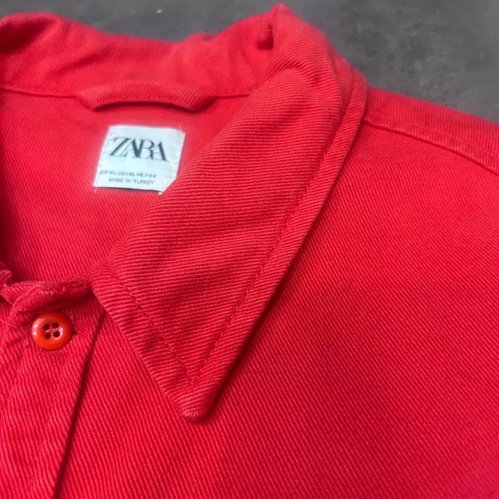 [BUNJANG] ZARA Vintage Washed Work Shirt Jacket / ZARA 빈티지 워싱 워크셔츠 자켓 (빈티지)