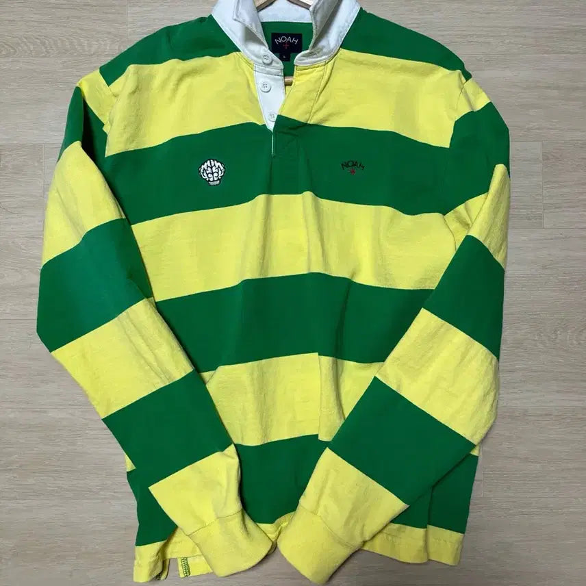[BUNJANG] Noah Rugby Shirt Striped / 노아 럭비티