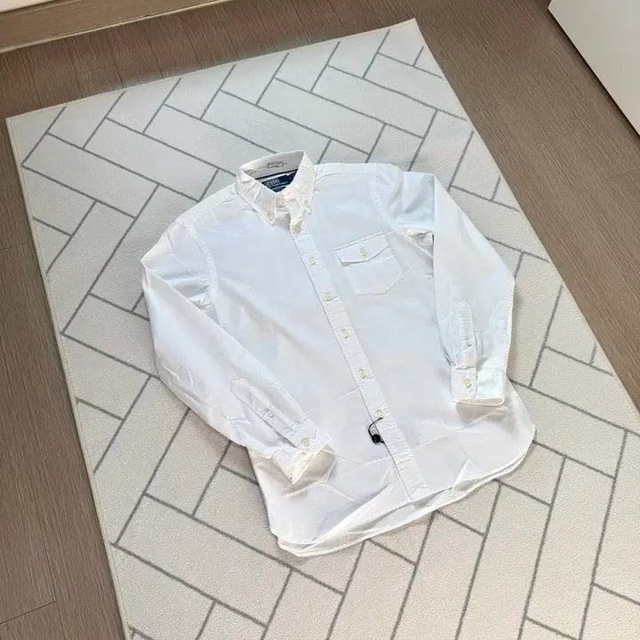 [BUNJANG] (새제품/커스텀핏M) 폴로 블리커 옥스포드 셔츠 화이트 / (새제품/커스텀핏M) 폴로 블리커 옥스포드 셔츠 화이트