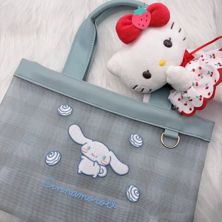 [BUNJANG] Cinnamoroll Mesh Mini Bag / 시나모롤 매쉬 미니 가방