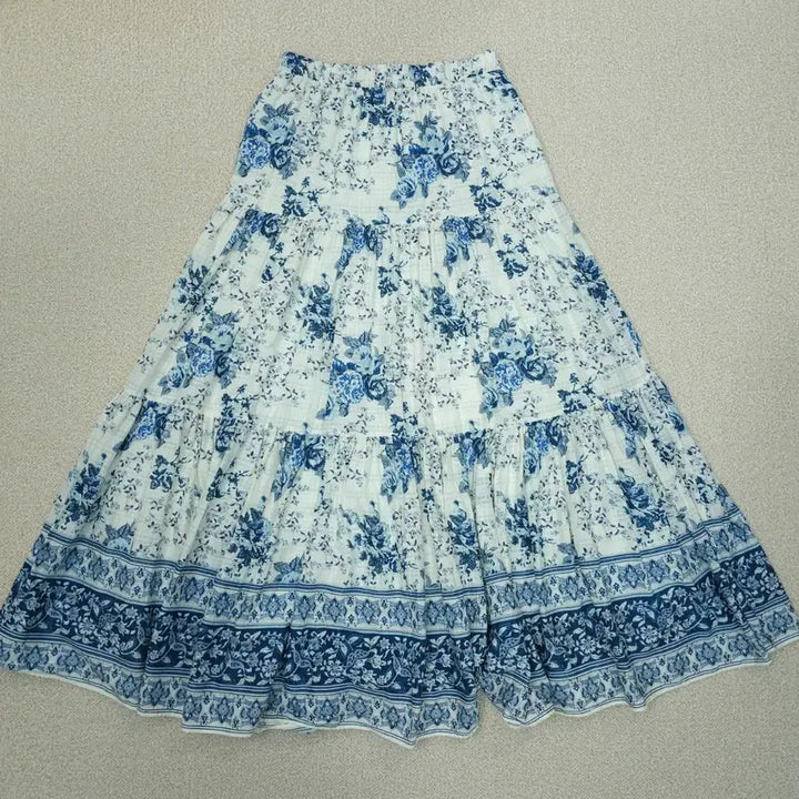 [SOLD OUT] (M-L)자라 여성 롱 맥시 스커트 플라워 패턴 W3090