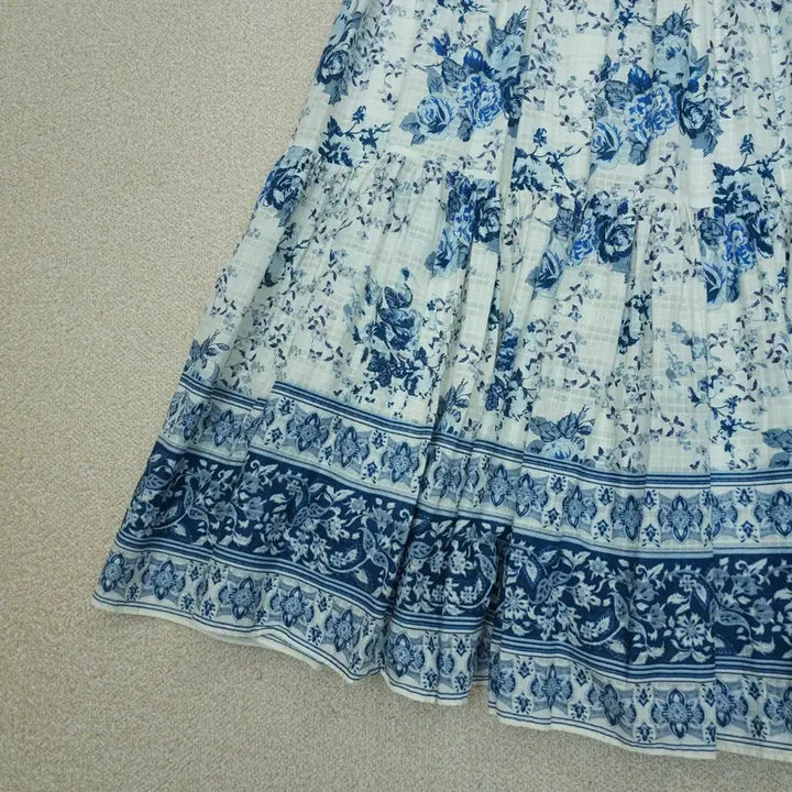 [SOLD OUT] (M-L)자라 여성 롱 맥시 스커트 플라워 패턴 W3090